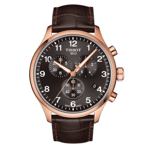 Tissot Chrono XL Classic Rose Gold PVD / Black / Strap